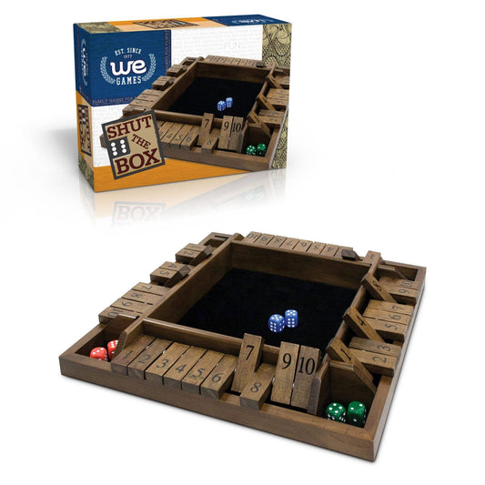 4 Player Shut The Box Game – 8 inches